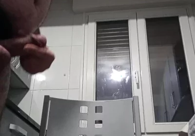 Handsome Chubby with Hard and Fat Masturbating