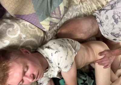 Stepdaddy Fucks Teen Slut's Tight Asshole and Cum Inside