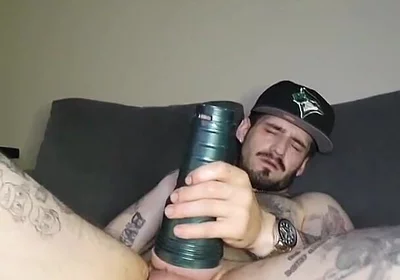 Young Hot Stud and His Fleshlight Part 3