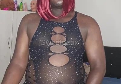 Jerking off My Dick with My Lingerie