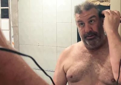 Before the Fight - Silver Daddy Boxer POV
