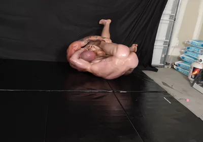 Oiled Nude Muscle Wrestling