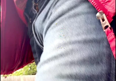 Out Walking Commando and the Monster Inside My Jeans Is Bulging Out