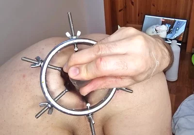 Trying to Get Deeper Anal - with My Asshole Spreader!