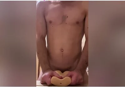 Dirty Builder Fucks Sex Toy After Work / Male Moaning / Muscle Ass / Pov