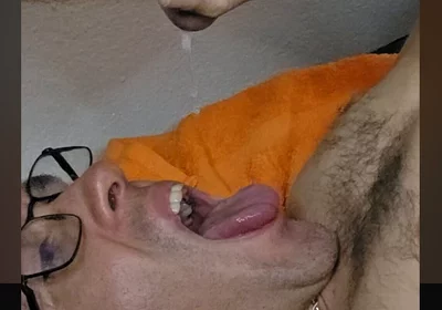 POV Cumswallow Slave Dripping Warm Cum