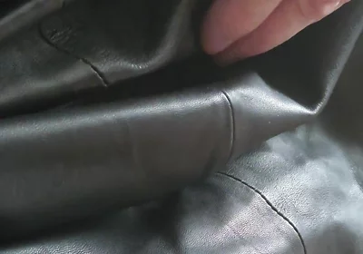 Edging in a Leather Skirt