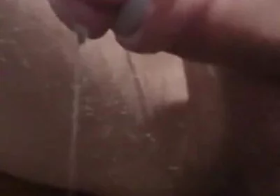 Dripping Cock to Orgasm by E-stim