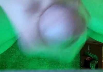 Cumming Under the Desk