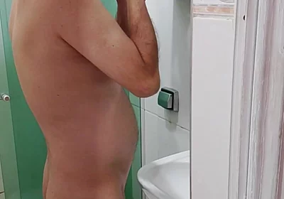 Mr. Carmona Shaving Naked