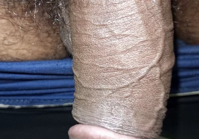 Indian Desi Big Cock Masterbation with Boobs