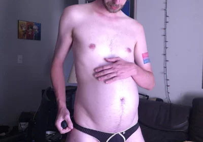 Young Mans Belly Turns Into a Orb