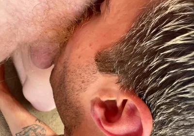 Step Bro Taking Eight Inch White Monster Alpha Cock