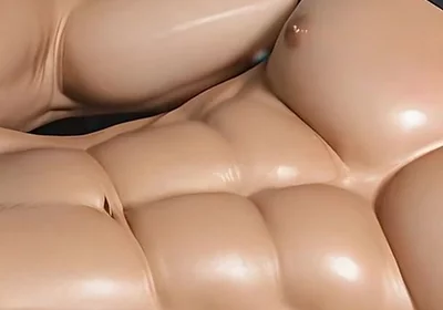 This Athletic Blonde Guy Jerking off in Lingerie Will Drive You Wild