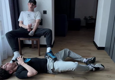 Sniffs Socks and Both Cum