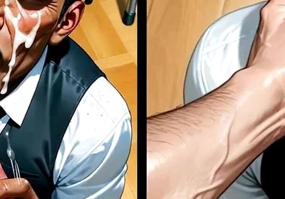 Black Waiter Sucks the Dicks of Customers and Kitchen Colleagues in Front of Everyone. Slide Pics Compilation Hentai
