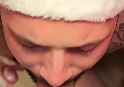 Christmas Gangbang: 3 Massive Cocks, 1 Hungry Hole (part 1)