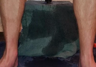 Hot Solo Male Riding His Dildo in the Morning