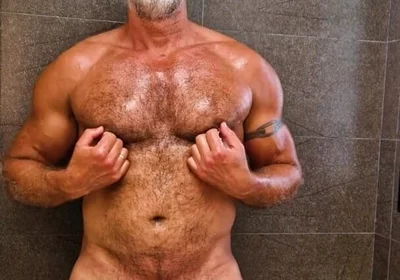 Bear in Shower