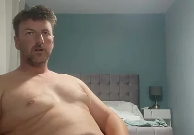 Horny Stepdaddy Wanks and Fingers Arse