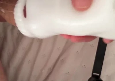 Big Dick Destroys Fleshlight & Fills It with Cum
