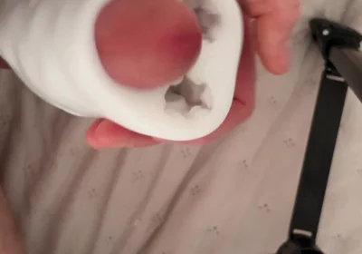Big Dick Destroys Fleshlight & Fills It with Cum