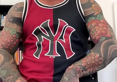 Spanish Muscular Bull with Clothes on