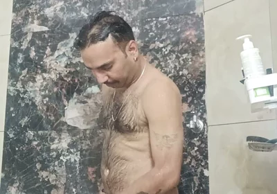 Indian Desi Man Sex and Show Shower Shoe and Masterbation