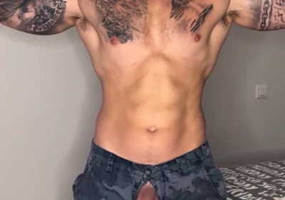 My Big Military Cock Cums with No Touch