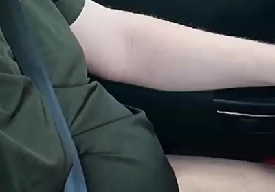 Nylon Fetish in the Dirt Road Search in the Car