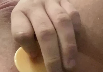 Male Anal Masturbation with a Rubber Penis and Vibrator