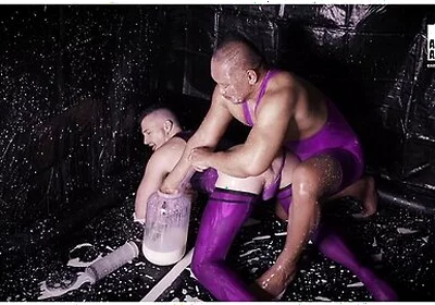 Muscular Asshole Gets Fed With Lots Of Milk With Axel Abysse And Rose Bud