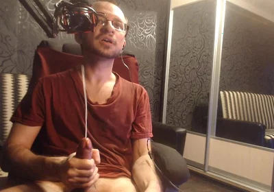 Huge Massive Cumshot and Very Horny Face