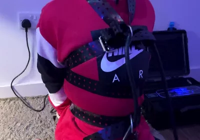 Twink Strapped up and Milked Relentlessly