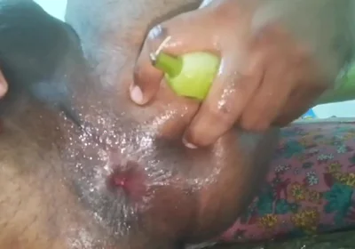 Sissy Gay Bitch Ass Fuck with Cucumber
