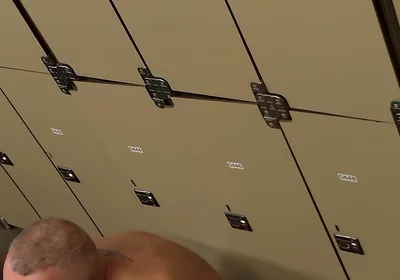 Stepdaddy Caught Fucking a Jock in the Locker Room