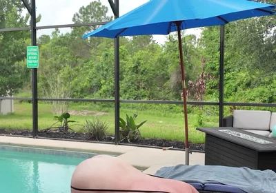 Taking Care of Allen by the Pool