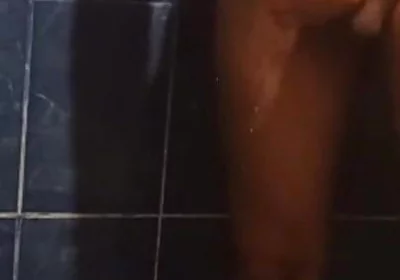 Stroking in the Shower - Tall Tatted Peruvian