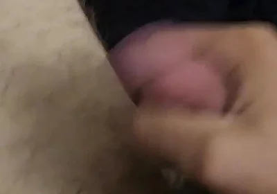 Wanking My Big Hard Cock POV