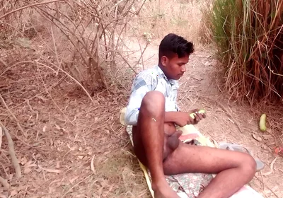 Desi Teen Boy Ass Fucking with a Big Cucumber Like as a Dildo Full HD Gay Sex Video
