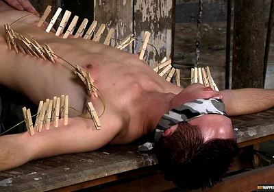 Blindfolded & Pegged!