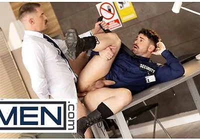 Beau Butler Finds Adam Tyrants Piercing During A Strip Search And Gets Fucked At The Office