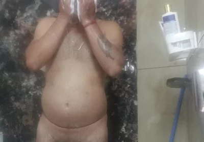 Indian Desi Man Enjoy Shower and Masterbation Show