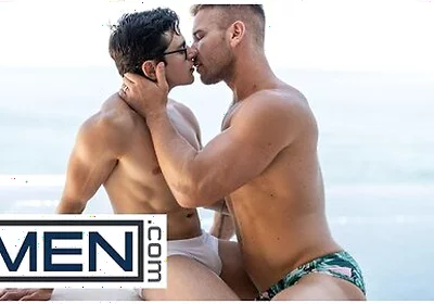 Sumner Blayne Bends Alex Gonz Over For A Deep Fucking And A Steamy Beach Facial
