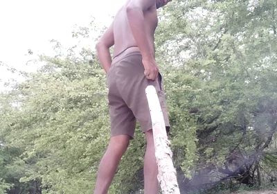 Xhard on Dick on Duty in Forest Alone