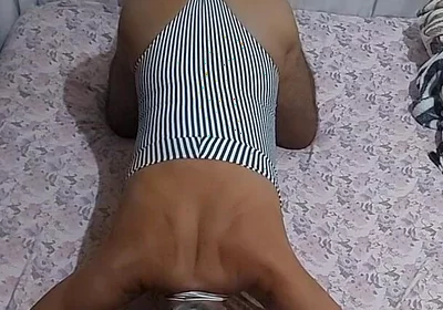 Ladysilva Crossdresser in Lingerie on Bed Live Chat 10