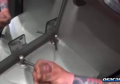 Masturbating Inside the Bus Bathroom