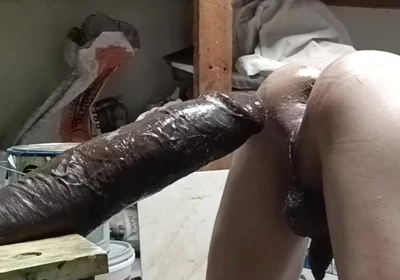 Always Against a Huge Dildo