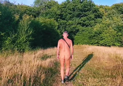 Naked Outdoor Walking