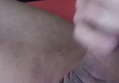 Naked on a Lounger in a Relaxation Room, with Bulging Balls, I Jerk off My Thick Cock and Then Shoot Warm Cum Onto Myself